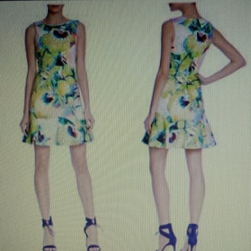 Karen Millen Foil Print Scuba Dress